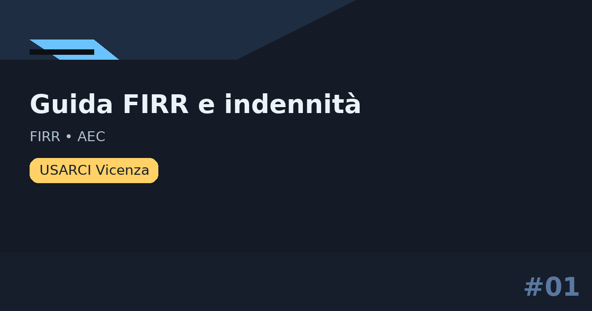 Guida FIRR e indennità